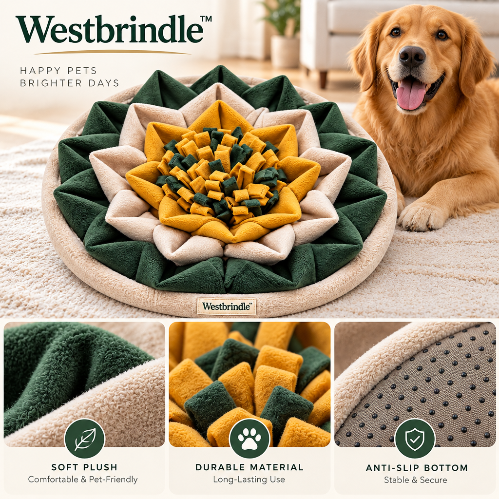 Westbrind™ Flower Slow Feeder Bowl materials