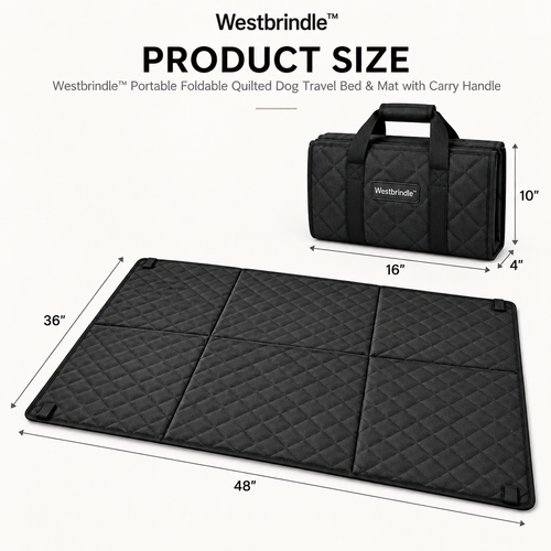 Westbrind™ Foldable Travel Pet Mat dimensions