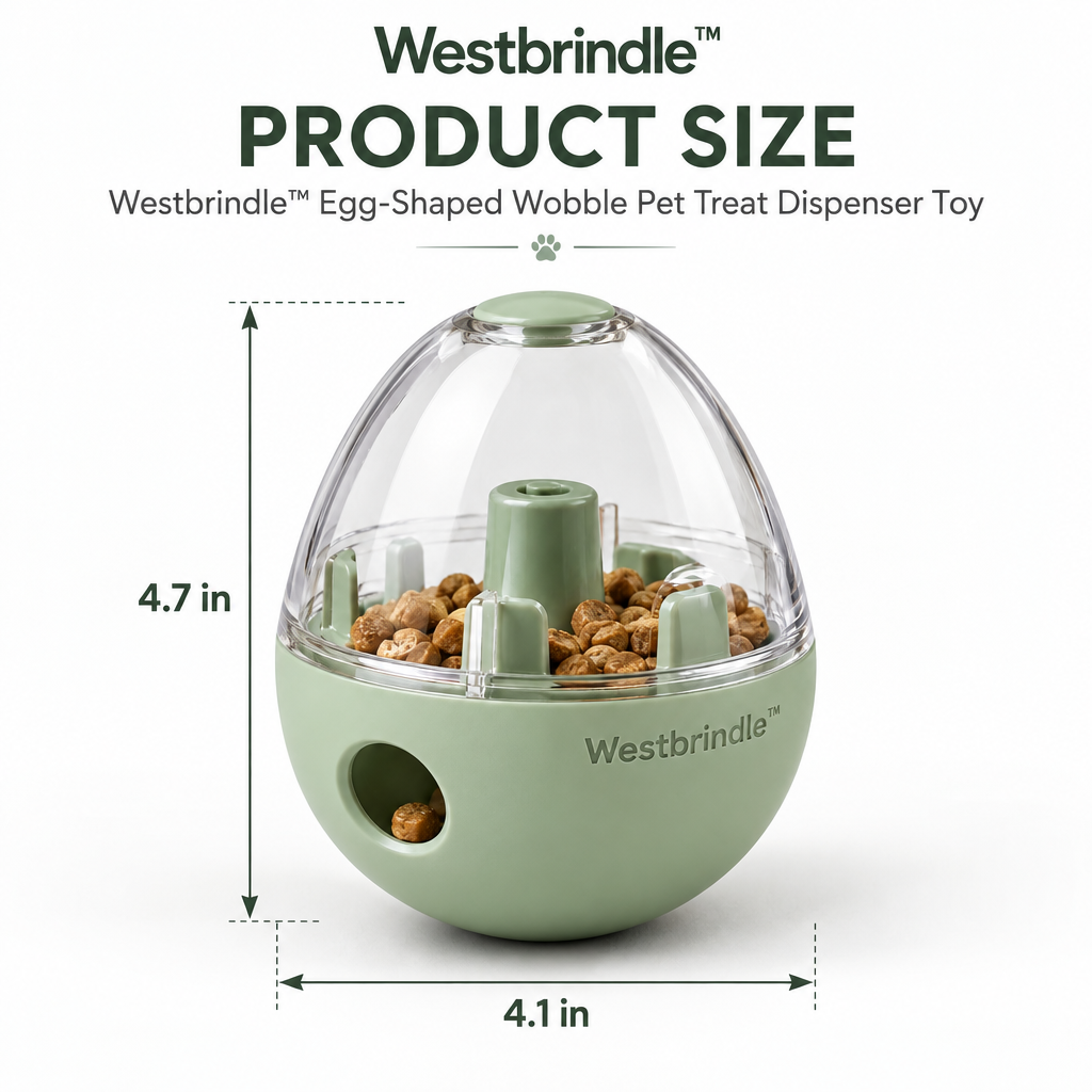 Westbrind™ Interactive Smart Treat Ball Toy dimensions