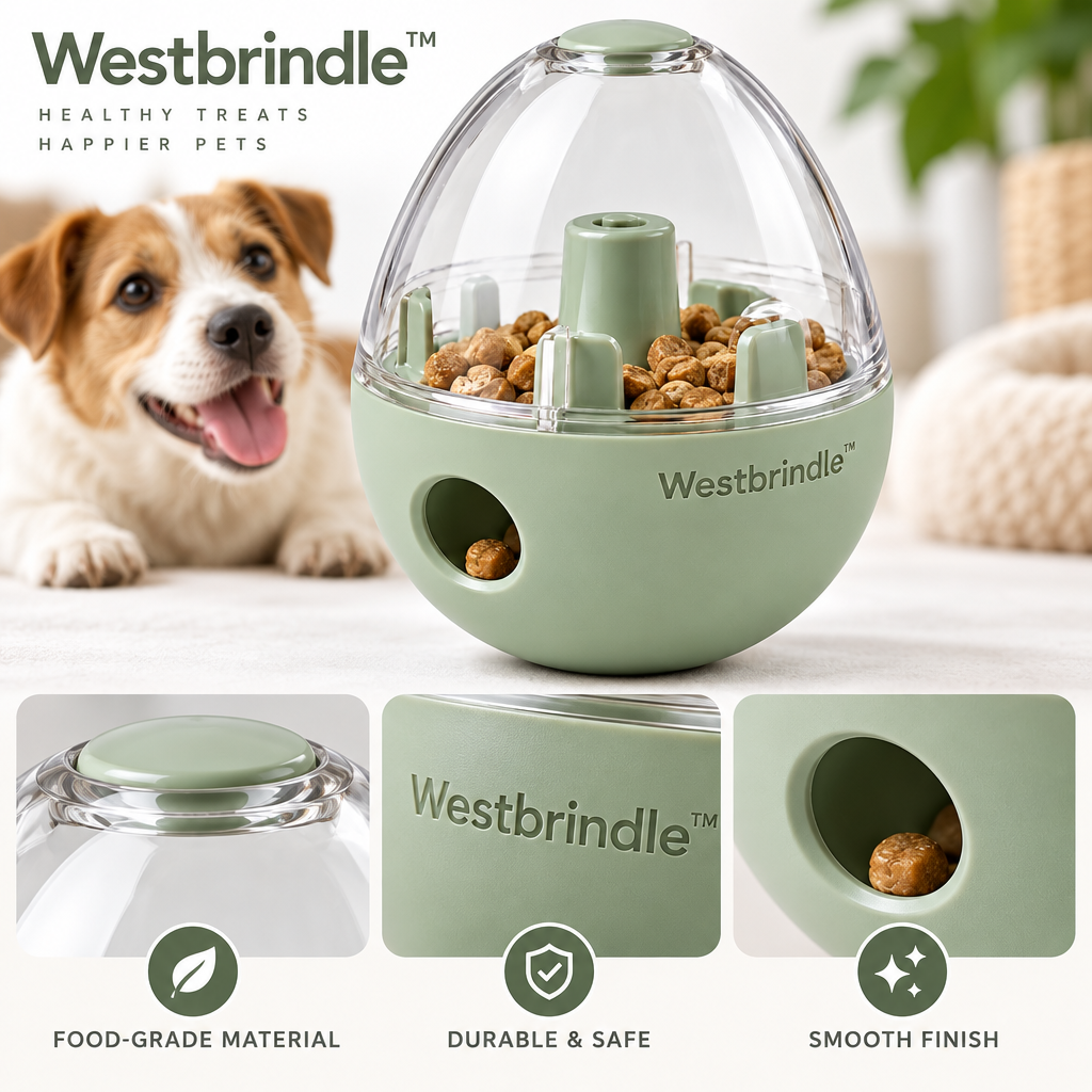 Westbrind™ Interactive Smart Treat Ball Toy materials