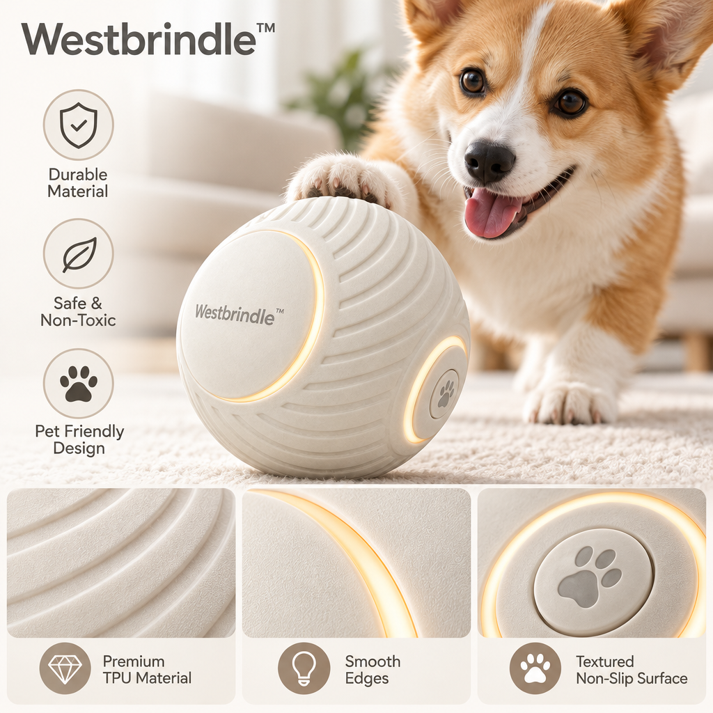 Westbrind™ Interactive Treat Ball Toy materials