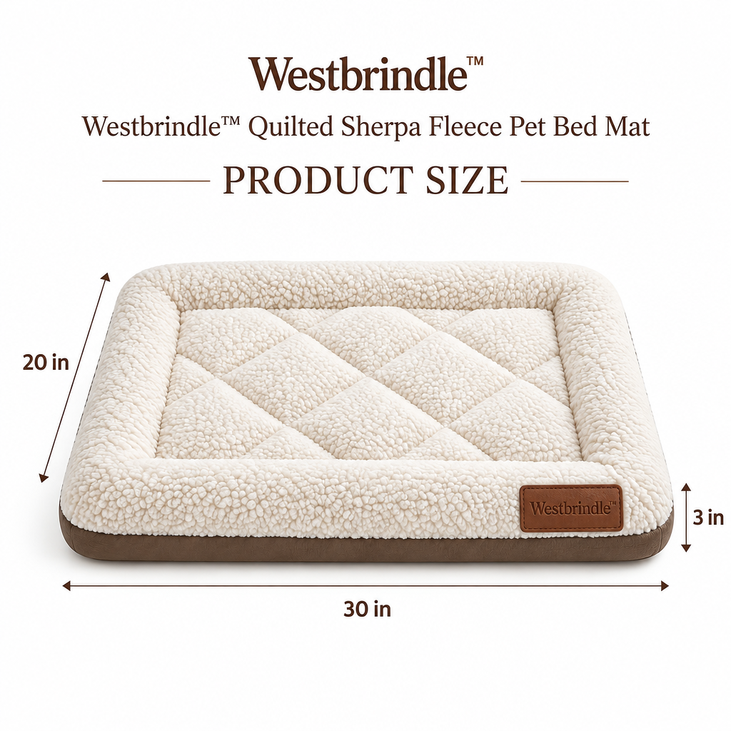 Westbrind™ Orthopedic Plush Pet Bed dimensions