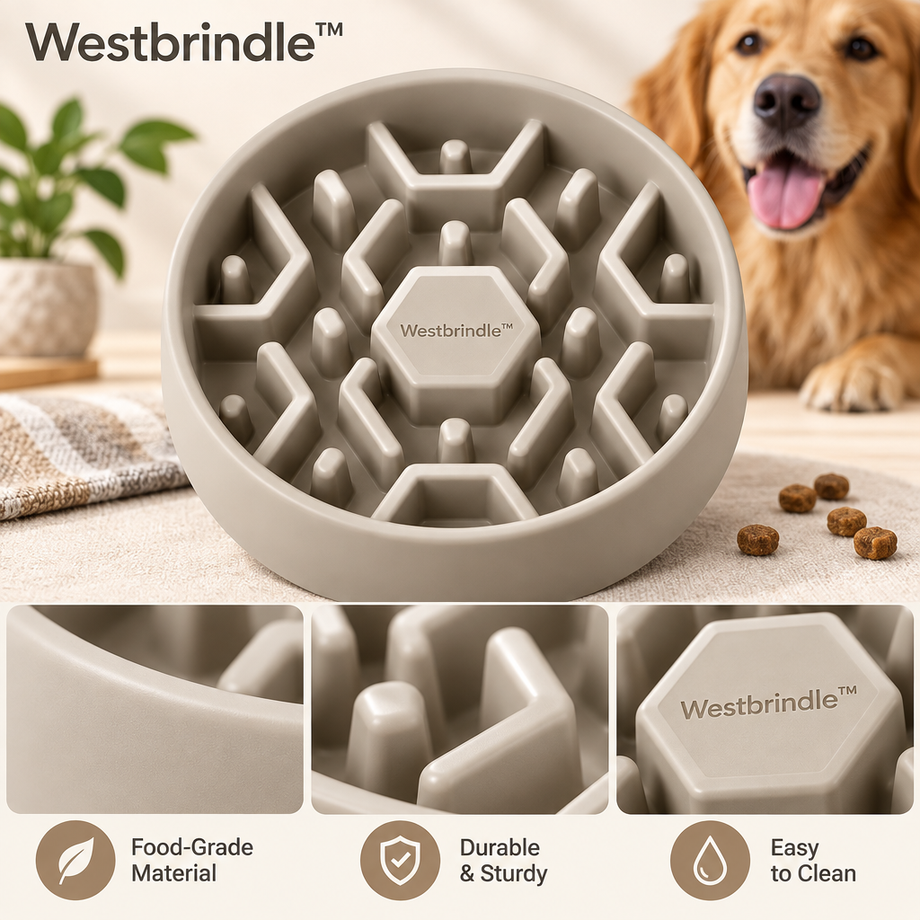 Westbrind™ Puzzle Slow Feeder Bowl materials