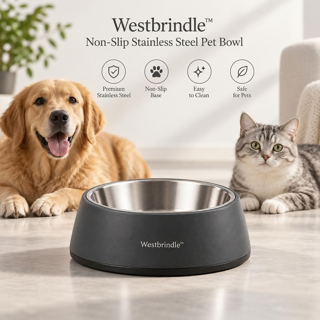 Westbrind™ Stainless Steel Pet Bowl brand