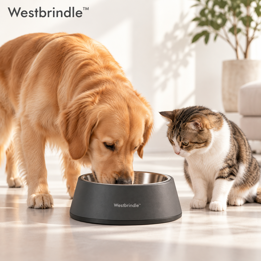 Westbrind™ Stainless Steel Pet Bowl lifestyle