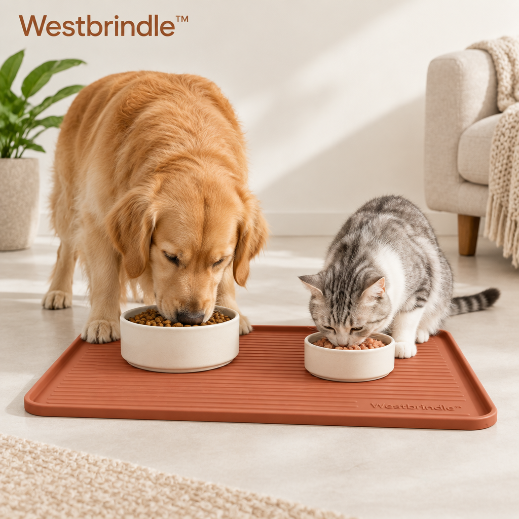 Westbrind™ Waterproof Silicone Feeding Mat lifestyle