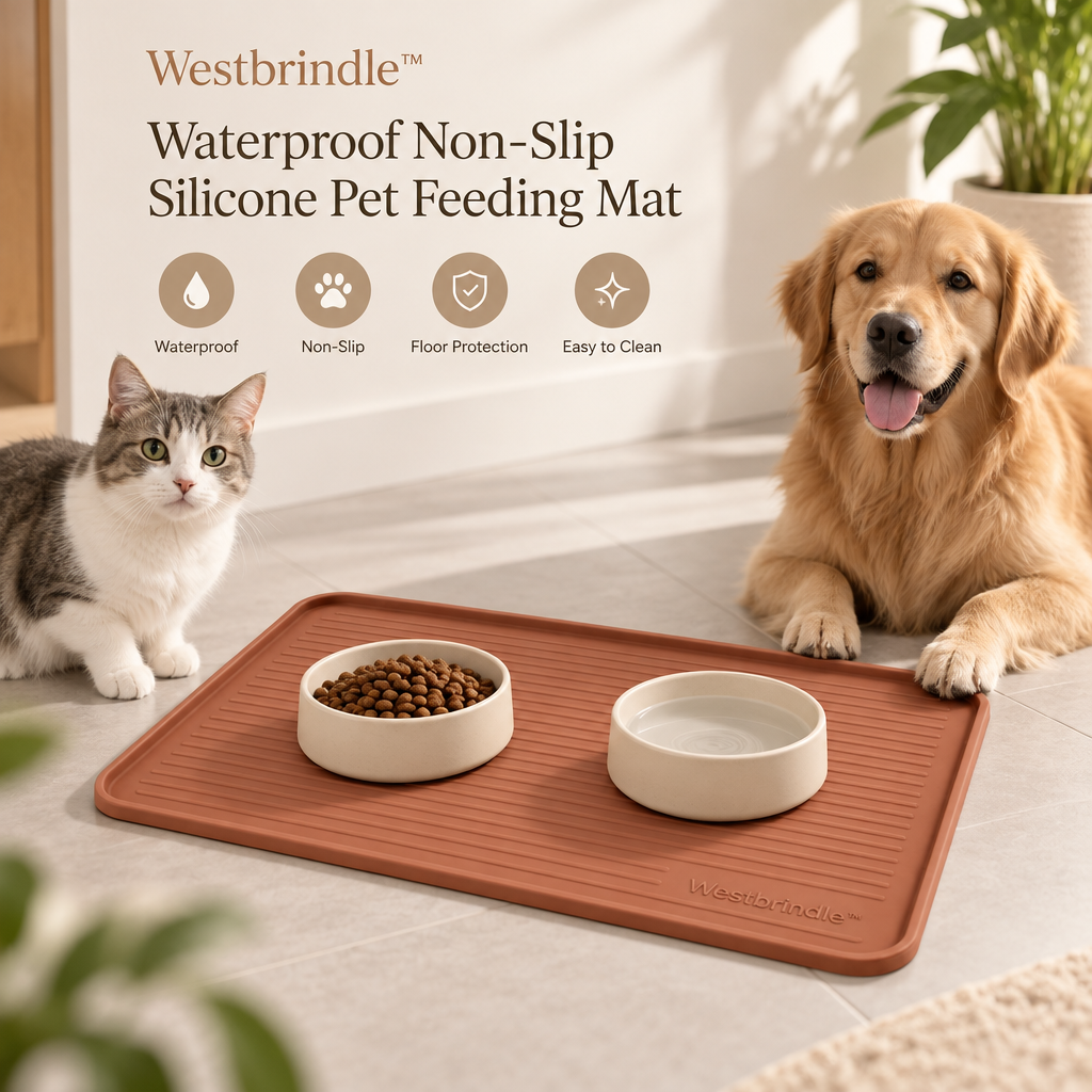 Westbrind™ Waterproof Silicone Feeding Mat materials