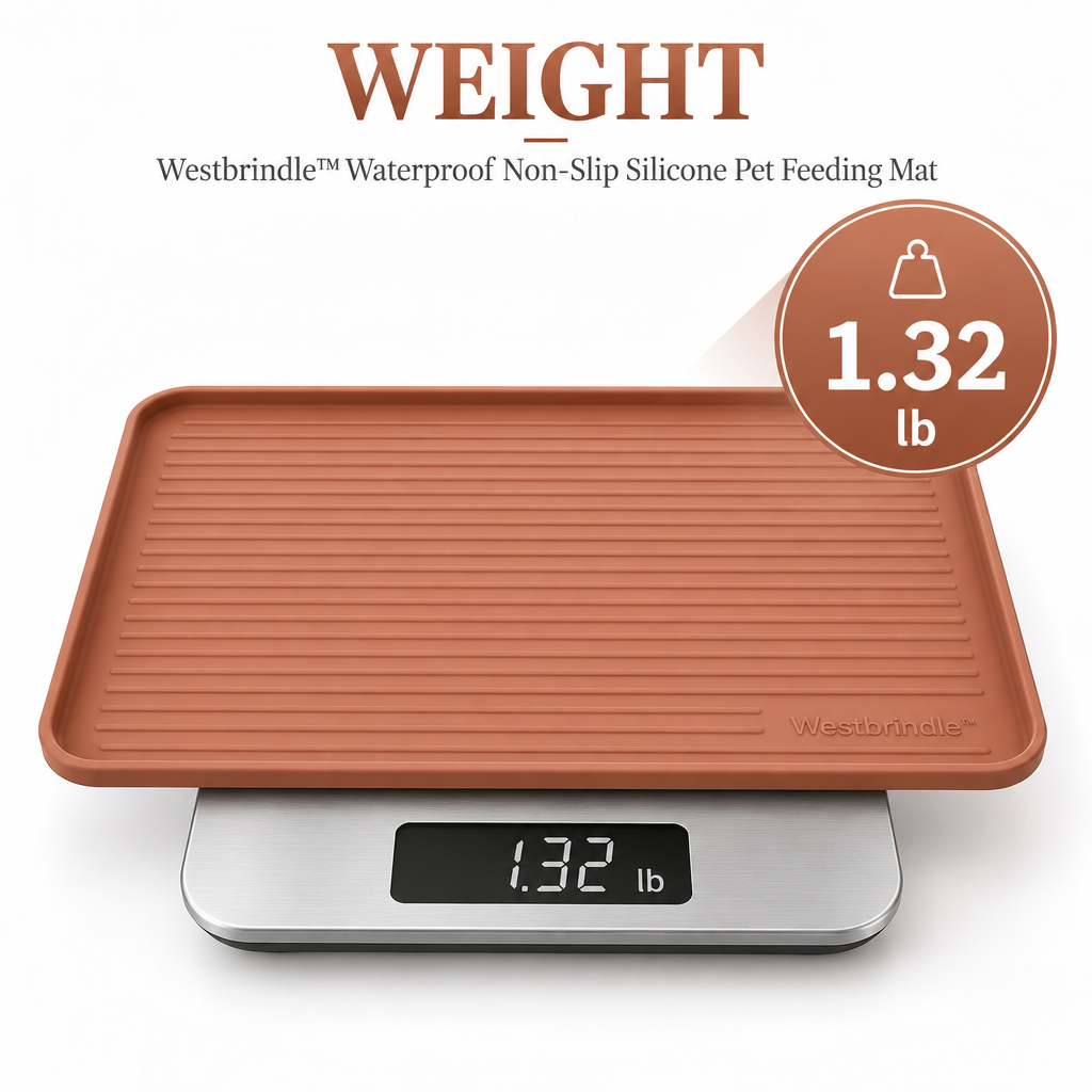 Westbrind™ Waterproof Silicone Feeding Mat weight