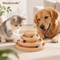 Westbrind™ Wooden Interactive Treat Puzzle Toy lifestyle